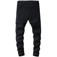Black Cargo Jeans