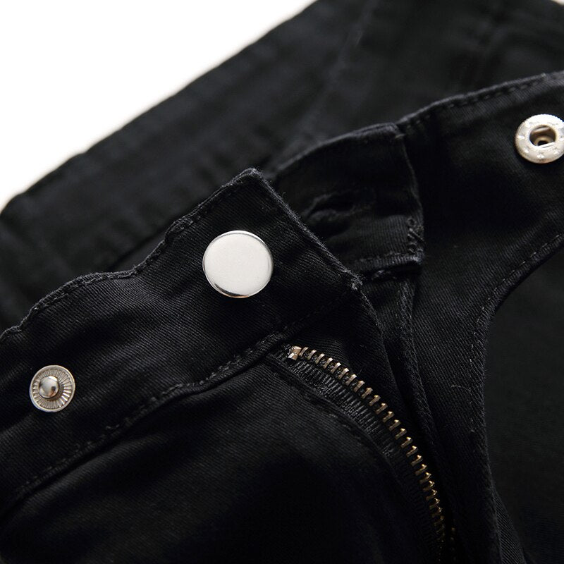 Black Cargo Jeans