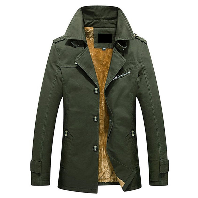 Middle Length Thicker Coat