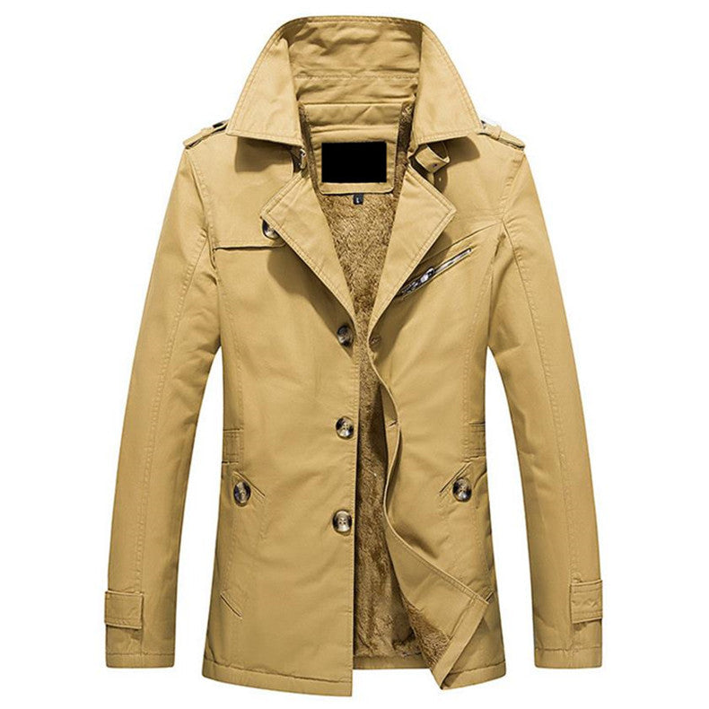 Middle Length Thicker Coat