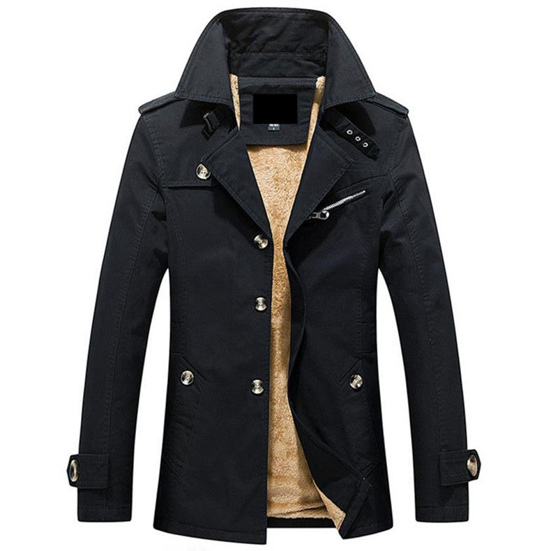 Middle Length Thicker Coat