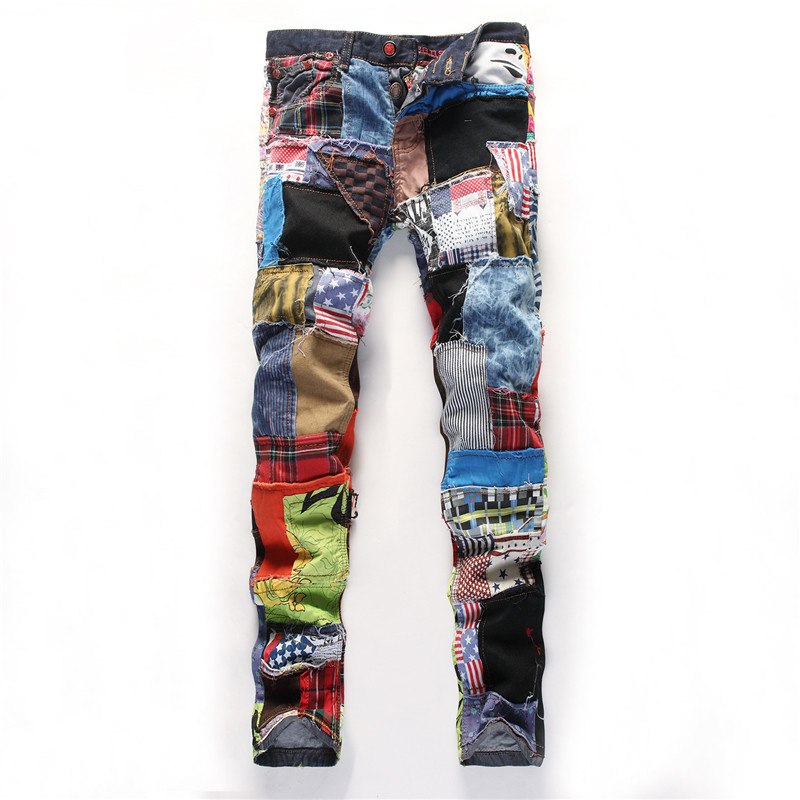Davian Patchwork Jeans