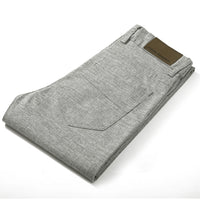 Straight Linen Blend Pants